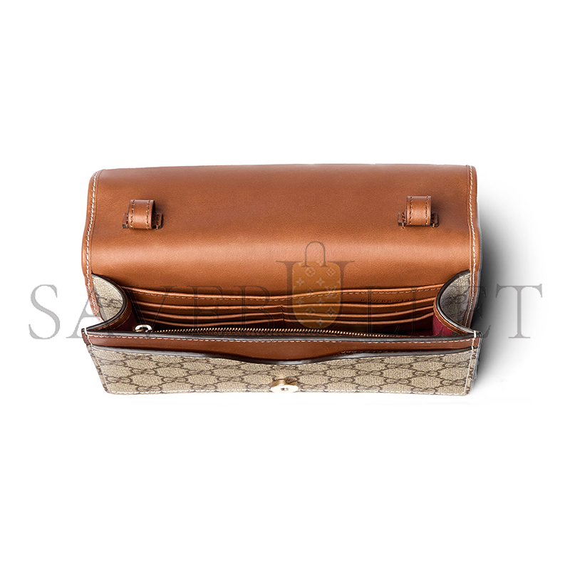 GUCCI GG EMBLEM SUPER MINI SHOULDER BAG 820688 (20*12.5*5cm) GUCCI GG EMBLEM SUPER MINI SHOULDER BAG 820688 (20*12.5*5cm)